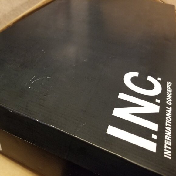 NIB I.N.C. Genuine Leather Riding Boots--Cognac (10M--Regular) - Picture 5 of 5